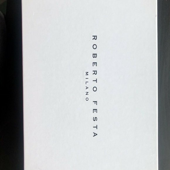 Roberto Festa Blue Suede Gold Heels / Sandals - Picture 12 of 13